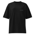 ARTEFACT Série 01 oversized high neck black t-shirt front view