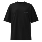 ARTEFACT Série 01 oversized high neck black t-shirt front view